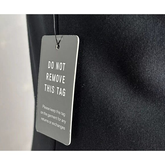 Express Women Asymmetrical Mock Neck One Shoulder Maxi Sheath Dress Black Size S - Picture 10 of 12